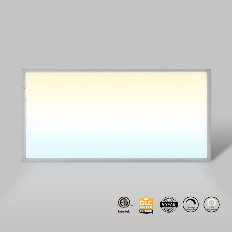 INFINITY Series, LED Backlit Flat Panel, <b>2'x4'</b> With <b>Pre-Installed EBB</b>, EZ-Select CCT: <b>3500-6500K</b> & Wattage: <b>25-50w</b>, Dual Sensor Opt., <b>0-10v</b> Dim, <b>ETL & DLC</b> LIBULBS wholesale LED commercial LED light 50w - INFINITY Series, LED Backlit Flat Panel, 2’x4′ W