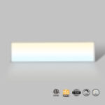 LED Backlit Flat Panel, <b>1'×4'</b>, EZ-Select CCT: <b>3500-6500K</b> & Wattage: <b>15-40w</b>, <b>DC Sensor</b> Compatible, <b>0-10v</b> Dim, ETL & DLC LIBULBS wholesale LED commercial LED light 40w - INFINITY Series, LED Backlit Flat Panel, 1’×4′,